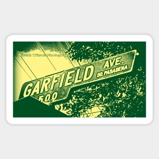 Garfield Avenue, South Pasadena, CA by Mistah Wilson Sticker